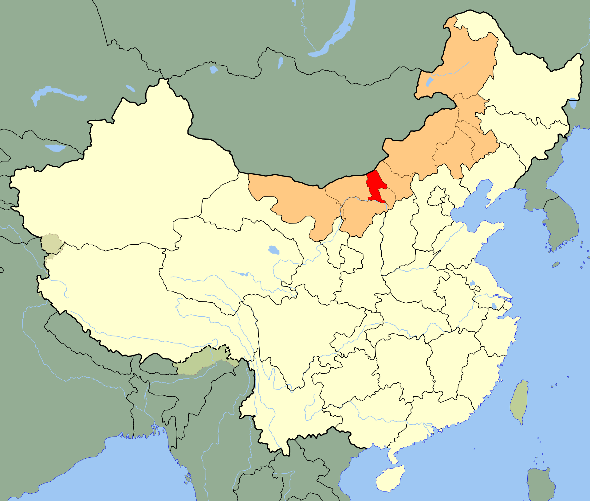 包头城市或区域风景
