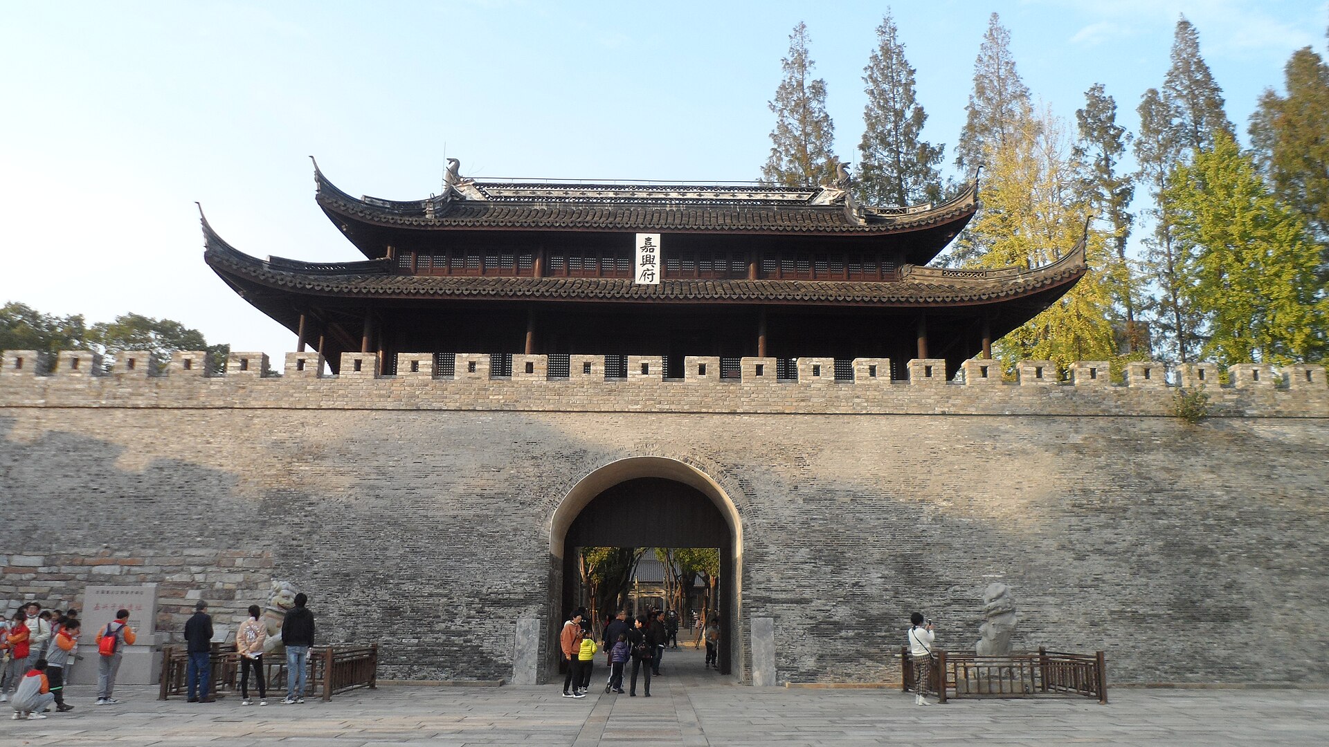嘉兴城市或区域风景