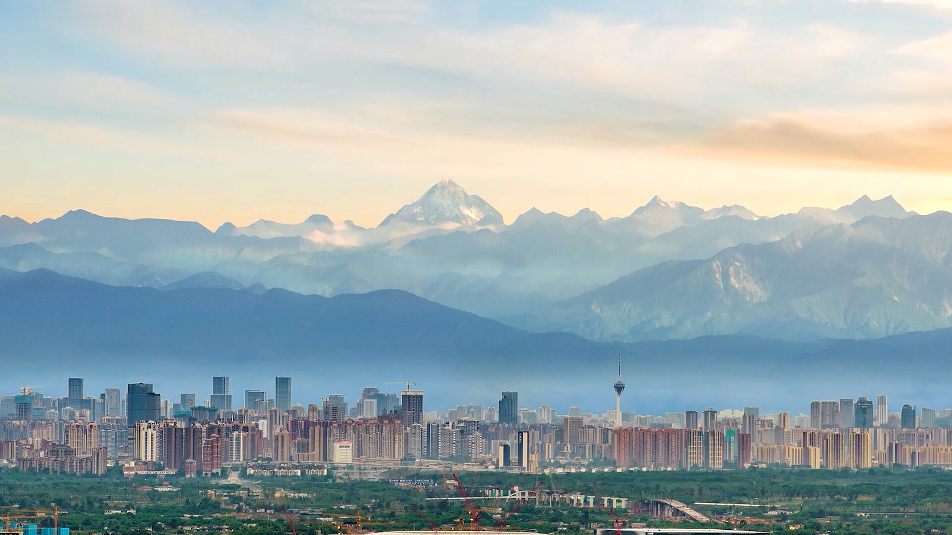 成都城市或区域风景