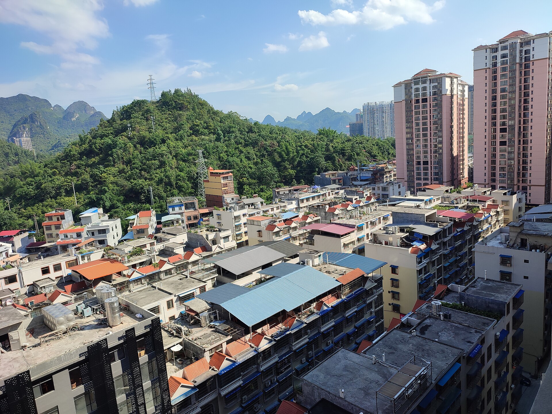 河池城市或区域风景