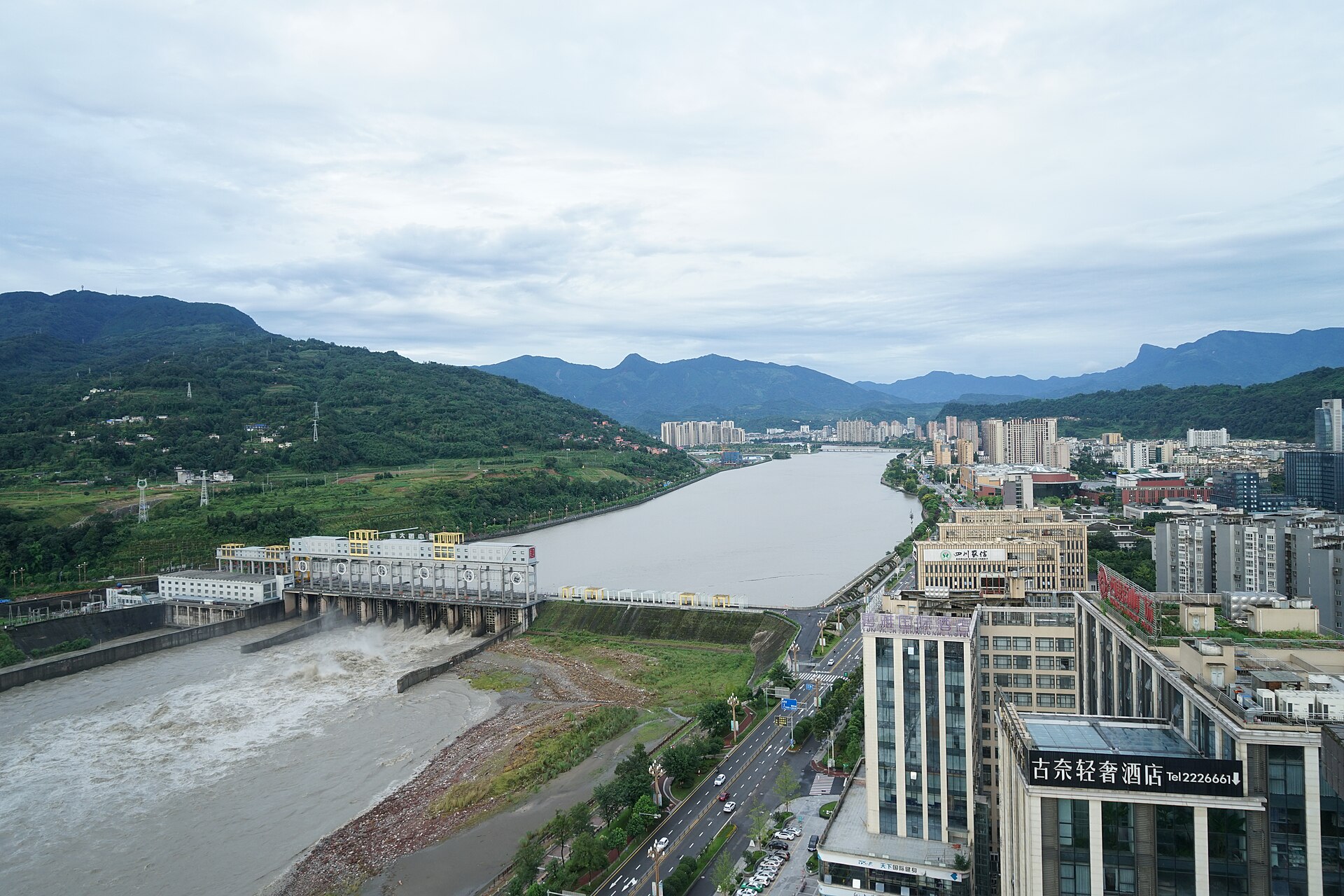 雅安城市或区域风景